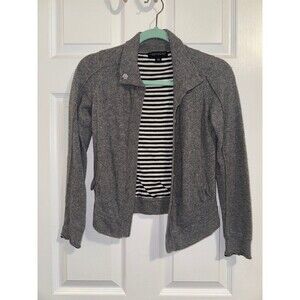 Banana Republic Gray Button Up Sweater Size XS